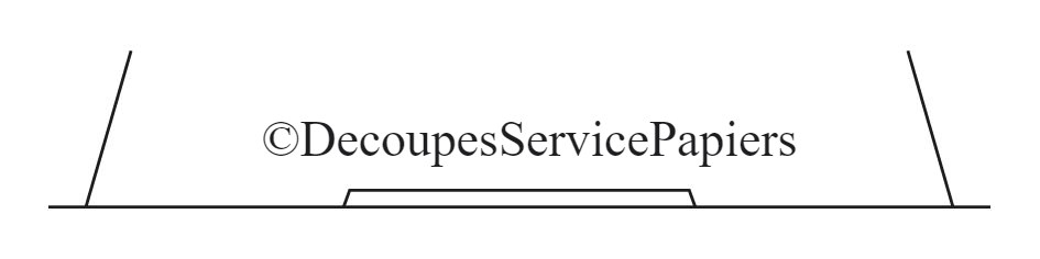 PATTE ENCLENCHE FEMELLE TROU 40 X 2